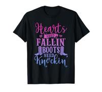 Les cœurs qui ont besoin de bottes qui tombent ont besoin d'une vie à la campagne T-Shirt