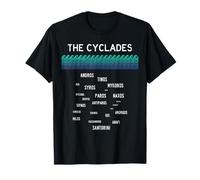 Les Cyclades, Grèce : îles de la mer Égée T-Shirt