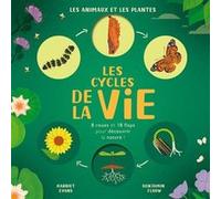Les cycles de la vie - Les animaux et les plantes - 8 roues et 18 flaps pour découvrir la nature Harriet Evans (Auteur), Benjamin Flouw (Illustration), Atelier Cloro (Traduction)
