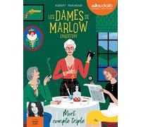 Les Dames de Marlow enquêtent, tome 1 - Mort compte triple Livre audio 1 CD MP3 - Livret 8 pages - Sophie Brissaud - Audiolib - Texte lu (CD) - Textes lus CD