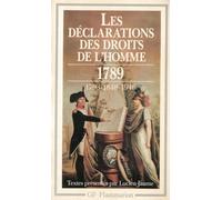 Les Déclarations des droits de l'homme