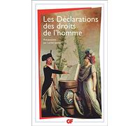 Collectif – Les Déclarations des droits de l'homme – Du débat 1789-1793 au préambule 1946 – Poche