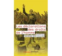 Collectif – Les Déclarations des droits de l'homme – Poche – Flammarion