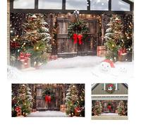 Les décorations de Noël font une déclaration festive ce Noël avec une bannière de garage, parfaite pour célébrer la saison des fêtes