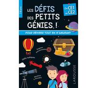 Les défis des Petits Génies CE1-CE2 - Collectif - Larousse - broché - Scolaire / Universitaire
