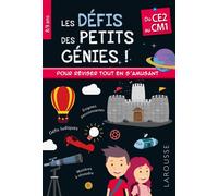 Les défis des Petits Génies CE2-CM1 - Collectif - Larousse - broché - Scolaire / Universitaire