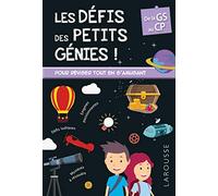 Les défis des petits génies ! : De la Grande Section au CP, 5-6 ans- Cahier de vacances
