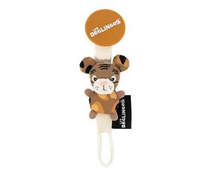 LES DEGLINGOS - Attache Sucette Bébé avec Peluche Douce - Accroche Tétine en Tissu - Doudou Ludique - Dès la Naissance - Idéal Cadeau de Naissance
