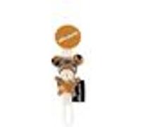 Les Deglingos attache-sucette tigre junior 13 cm en peluche marron Bruin G