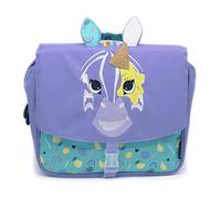 LES DEGLINGOS - CARTABLE 32CM KIPROKOS LE ZEBRE - VIOLET - Scolaire - Idéal CP
