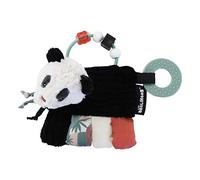 LES DEGLINGOS - Hochet d'Activités Rototos le panda - Noir&Blanc - Jouet d'éveil pour bébé avec anneau de dentition - Idée cadeau - Dès la naissance -17cm
