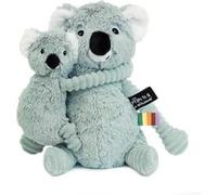 LES DEGLINGOS - LES PTIPOTOS -Peluches Koala maman et son bébé menthe +/- 35 cm Vert G