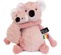 LES DEGLINGOS - LES PTIPOTOS -Peluches Koala maman et son bébé rose +/- 35 cm Rose G