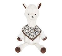 Les Déglingos - Muchachos le lama - Peluche Original - Doudou - Ultra doux - 33 cm - Dès la Naissance - Garçon et Fille - blanc LD36527