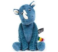 Les Deglingos peluche bleu rhinocéros 35 cm Bleu G