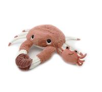 Les Déglingos - Peluche cassecou le crabe avec son bébé