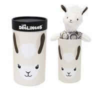 LES DÉGLINGOS - Grand Simply - Muchachos le Lama en Boite - Peluche Ultra Douce - Idée Cadeau - Utilisable dès la Naissance - 33cm