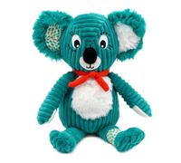 LES DÉGLINGOS - Peluche Original Berlingos Le Koala - Velours côtelé Ultra Douce -23 cm - Bleu - Convient dès la Naissance