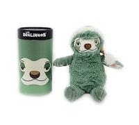 LES DEGLINGOS - Peluche petit Simply + boîte cadeau - Chillos le paresseux - Dès la naissance - 22cm - vert