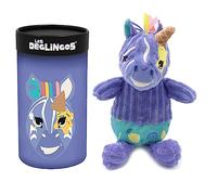 LES DEGLINGOS - Peluche petit Simply + boîte cadeau - Kiprokos le zèbre - Dès la naissance - 22cm - violet