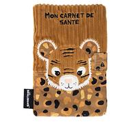 Déglingos Protège-carnet de santé Speculos Le Tigre Marron