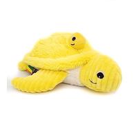 LES DÉGLINGOS PTIPOTOS by SAUVENOU Tortue Maman/Bebe Bleu - Peluche bébé Toute Douce - Idée Cadeau de Naissance - 29cm, Jaune