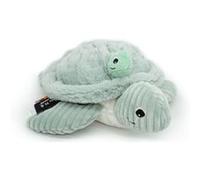 LES DÉGLINGOS PTIPOTOS by SAUVENOU LA Tortue GEANTE Maman/Bebe - Peluche Ultra Douce 2 en 1 - Ideal Cadeau Naissance Anniversaire Noel - 48CM - Menthe
