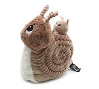LES DÉGLINGOS - PTITPOTOS - Speedou l’Escargot Maman bébé - Peluche Toute Douce - Idéal Cadeau Naissance - Beige - 22 cm