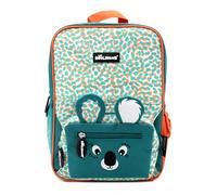 LES DEGLINGOS - Sac à Dos 2-en-1 avec Banane Amovible Berlingos le Koala, Bleu - Capacité 10 litres, hauteur 34 cm