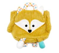 LES DÉGLINGOS Sac à Dos en Velours Côtelé, Design Mignon avec Bretelles à Carreaux, Sac Crèche dès 18 Mois