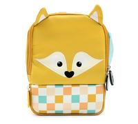 Déglingos Sac à dos enfant isotherme Cyranos le Renard 2 compartiments PEVA 26 cm Moutarde