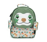 LES DEGLINGOS - Sac à dos enfant original 32CM Chillos le Paresseux - Idéal pour l'école ou les balades - Dès 18 mois - Vert
