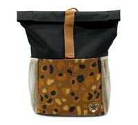 LES DÉGLINGOS - Sac à dos Rolltop ajustable - Speculos le tigre - Terracotta - Garçon et Fille 3 ans et plus - Poche Zippée intérieur - Sac pour le sport, sortie ou weekend