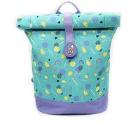 LES DÉGLINGOS Sac à dos Rolltop Kiprokos le Zebre, Mixte, Violet, Enfant