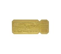 Les Dents de la Mer - Réplique 1/1 Les Dents de la Mer 50th Anniversary Regatta Ticket 24k Gold Plated