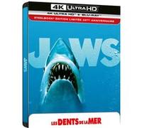 Les Dents De La Mer - 4k Ultra Hd + Blu-Ray - Édition 45e Anniversaire - Boîtier Steelbook