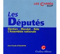 Les députés - Jean-Claude Acquaviva - Gualino Eds - Poche - Livre