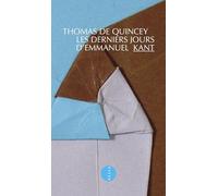 Les Derniers Jours d'Emmanuel Kant
