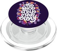 Les dés racontent l'histoire Un Joueur de RPG Mignon PopSockets PopGrip pour MagSafe