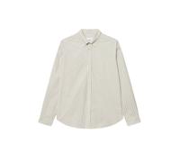 Les Deux Chemise en coton raye Kent Stripe Poplin - Ivoire IVORY S