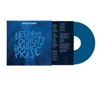 Les deux doigts dans la prise Vinyle Bleu Vinyle