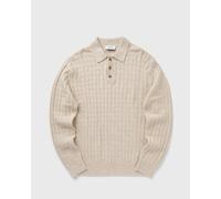Les Deux Gustav Squared Structure Polo Knit men Pullovers beige taille: XL