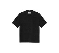 Les Deux - Hector Lace SS Shirt - Homme - Chemises - Noir - Taille: XL