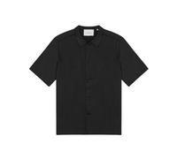 Les Deux - Hector Plisse Ss Shirt - Homme - Chemises - Noir - Taille: S