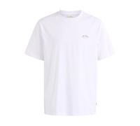 Les Deux, Homme, Tops, Blanc, Taille: XL Ben Globe T-Shirt