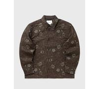 Les Deux Kaleb Flower Jacquard Overshirt men Overshirts brown taille: XL