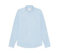 Les Deux - Konrad Contrast Oxford Shirt - Homme - Chemises - Bleu - Taille: S