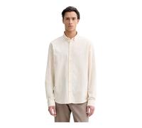Les Deux - Konrad Cotton Linen Shirt - Homme - Chemises - Beige - Taille: 2XL