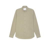 Les Deux - Konrad Cotton Linen Shirt - Homme - Chemises - Vert - Taille: XL