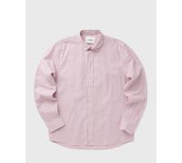 Les Deux Konrad Stripe Cotton Linen Shirt men Longsleeves pink taille: L